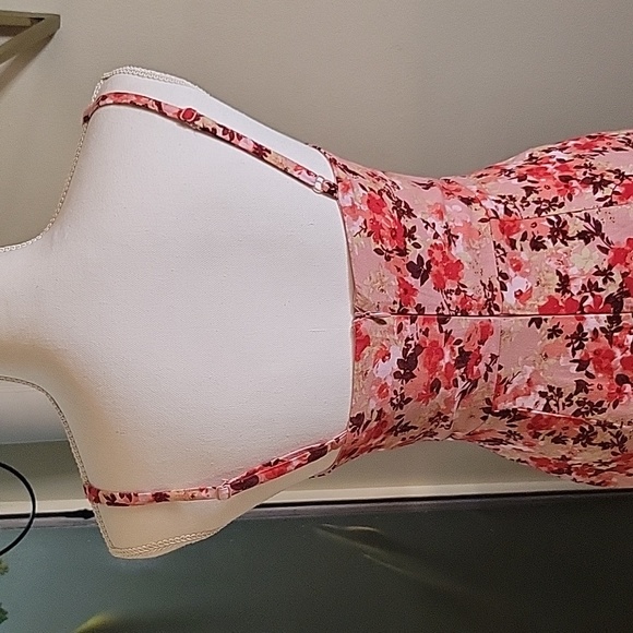 WAYF Pink Floral Tie-Front Cutout Dress - Picture 9 of 12